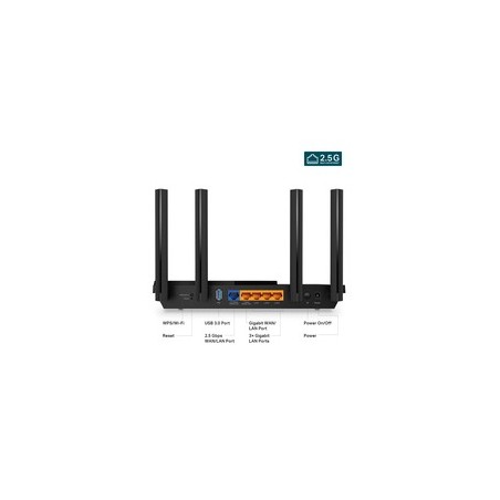 TP-Link Archer AX55 Pro trådløs router Gigabit Ethernet Dual-band (2,4 GHz / 5 GHz) Sort